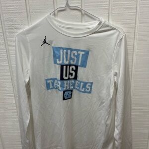 Nike Air Jordan North Carolina Tar Heels Youth XL Just Us Dri-Fit Tee Activewear